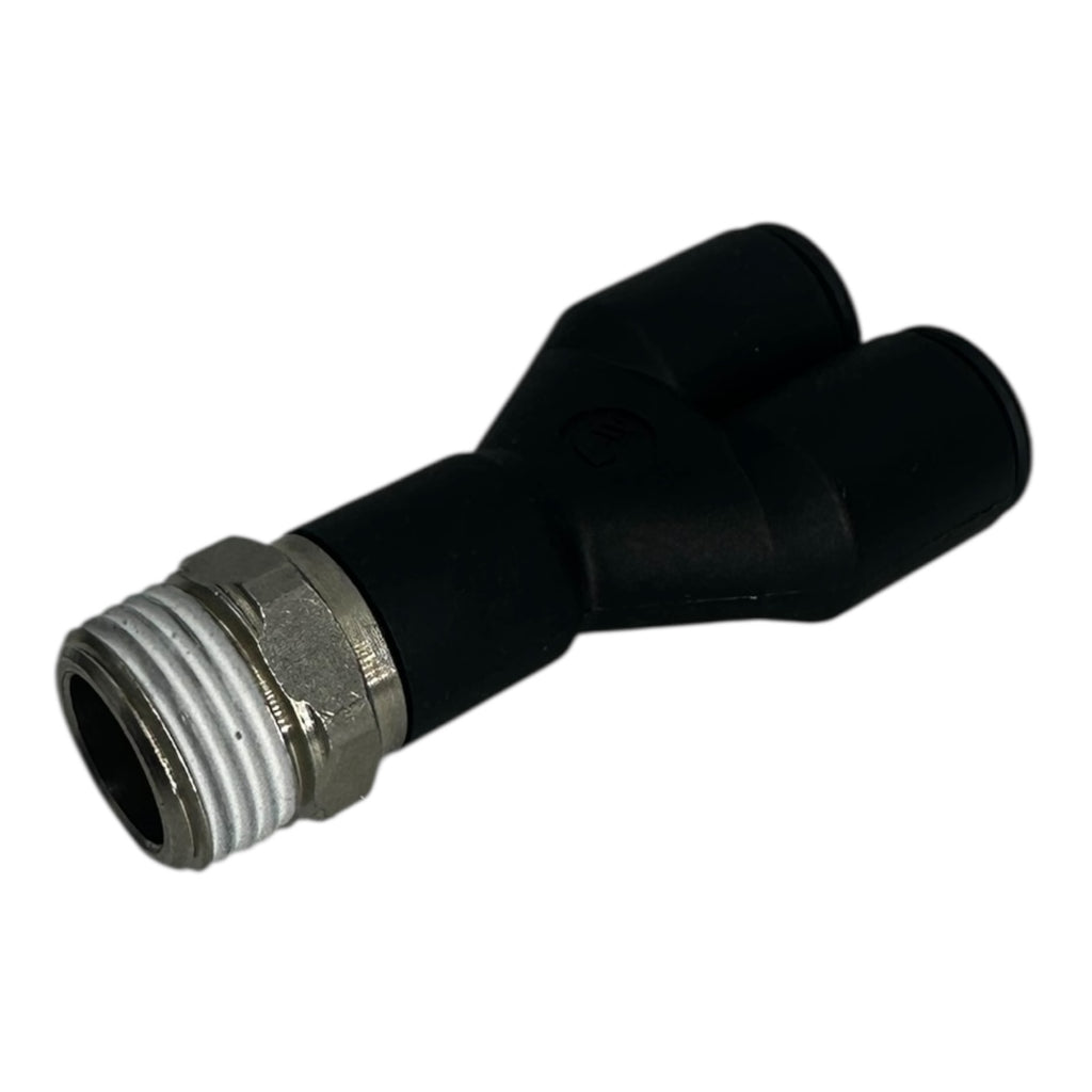 10x Parker Legris LF3000 31481221 Einschraub-Y-Stecker 12mm R1/2 Pneumatik