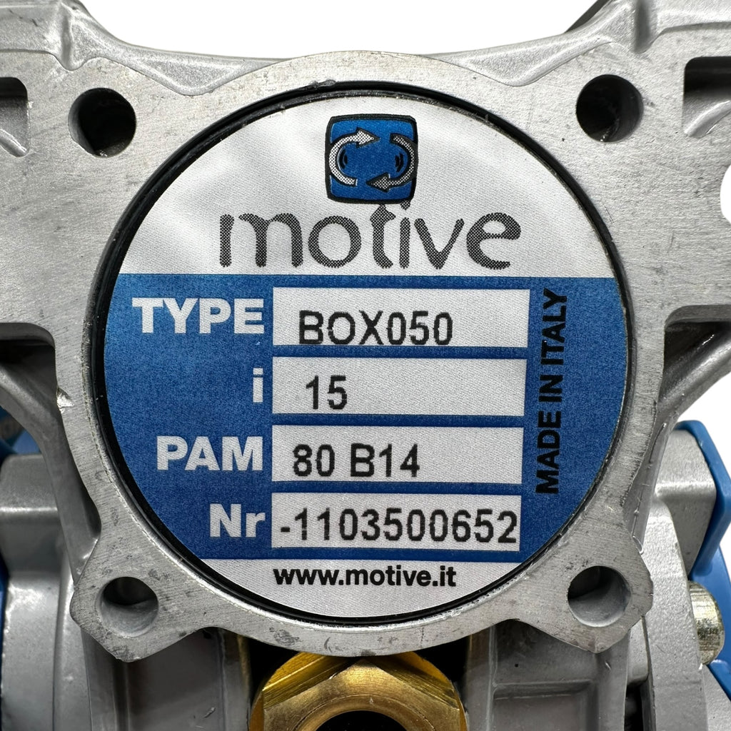 Motive BOX050 Getriebe i=15 Schneckengetriebe PAM 80B14 B5015241980B4