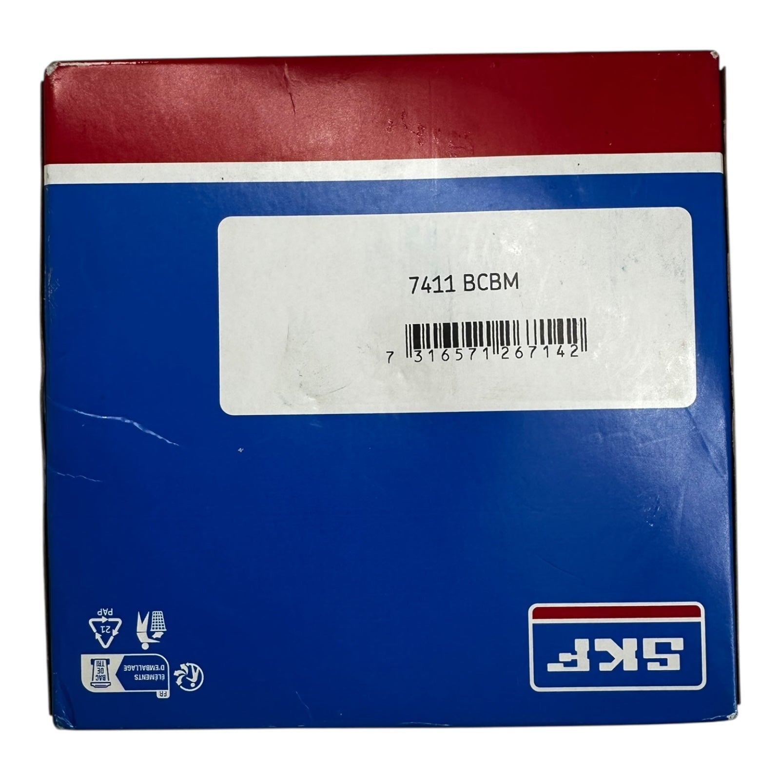 SKF 7411BCBM Schrägkugellager 55x140x33mm Präzisionslager NEU OVP