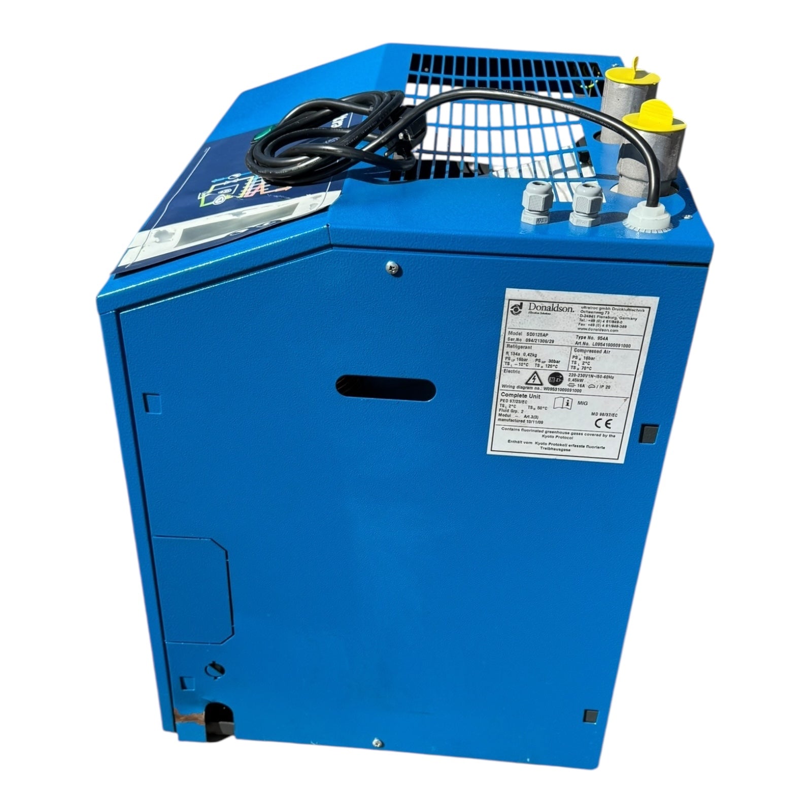 Donaldson L09541000091000 Ultrapulse Kältetrockner Druckluft 230V 0,45kW 16bar