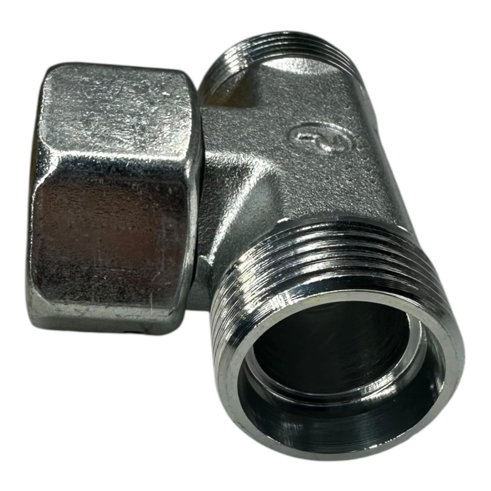 Parker ET22LOMDCF T-Stück Verschraubung Hydraulik EO 22mm AG/IG Stahl vernickelt