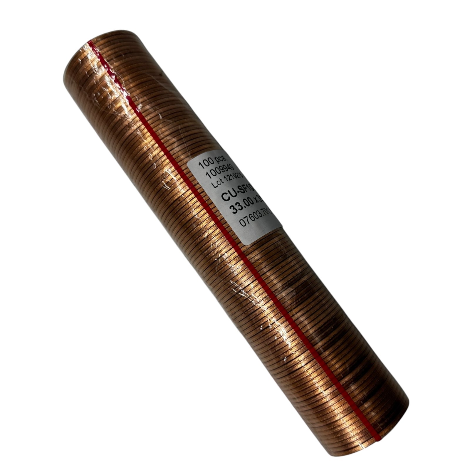 100x Kupferdichtring 33x39x2 mm CU-SF100 Dichtung Flachring Reyher NEU