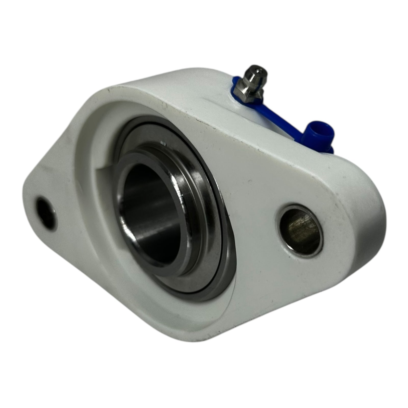 KML TP-FL206 Kunststoff Flanschlager 2-Loch Ø30 mm Gehäuselager SUC206 weiß