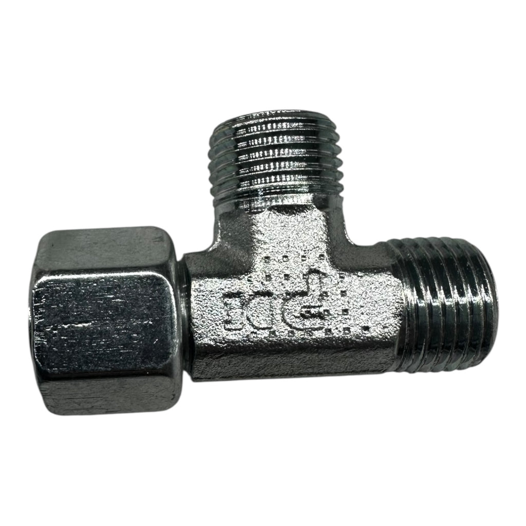 10x Parker Ermeto EL10LOMDCF Hydraulik T-Stück Verschraubung 10mm Außengewinde