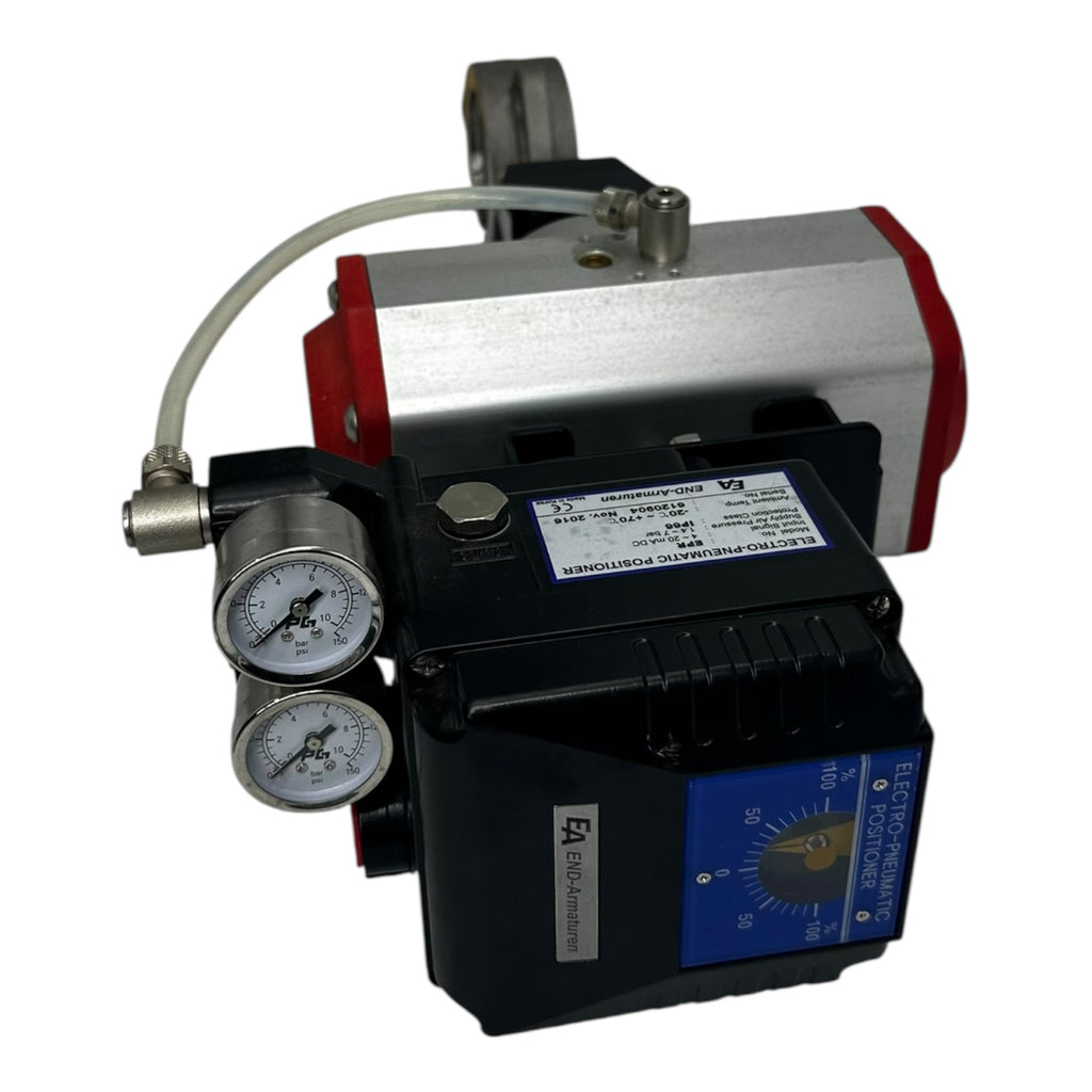 END-Armaturen BVHD DN50 PN25 Klappe mit EPR Elektro-Pneumatik Positioner IP66
