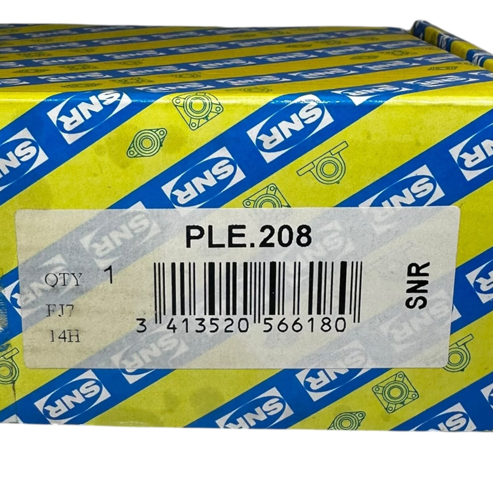 SNR PLE.208 Stehlagergehäuse Gusseisen Lagerbock 40 mm Industriegehäuse