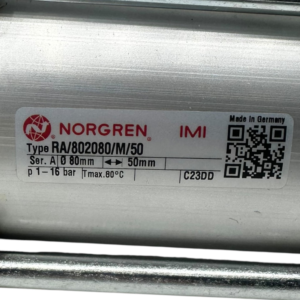 Norgren Pneumatikzylinder RA/802080/M/50 Ø80mm Hub 50mm 16bar Zylinder Neu