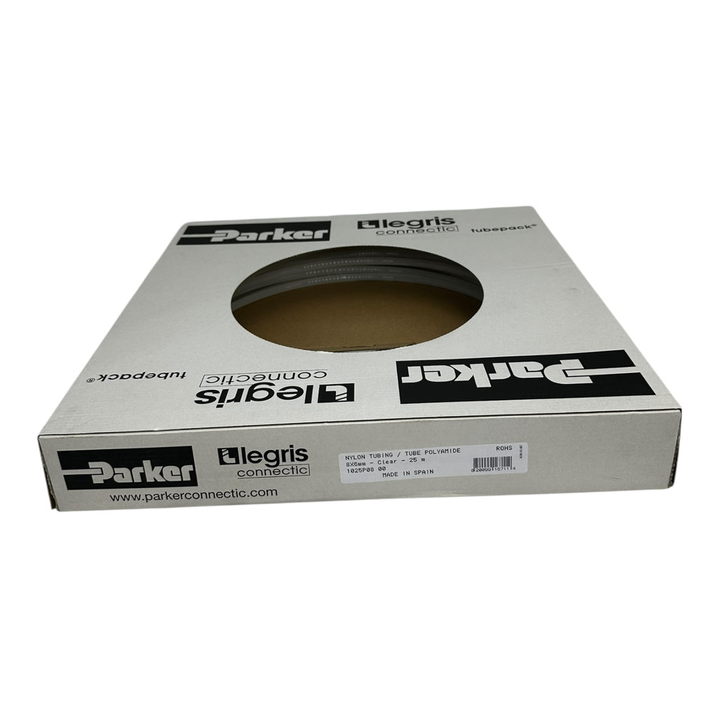 Parker Legris Polyamid Schlauch 8x6mm transparent 25m Rolle Pneumatik Rohr