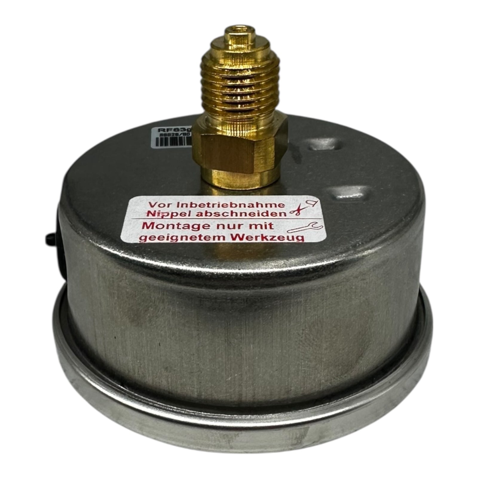 Afriso Manometer RF 63Gly 0–16 bar/psi G1/4 axial Ø63mm Glyzerin gefüllt