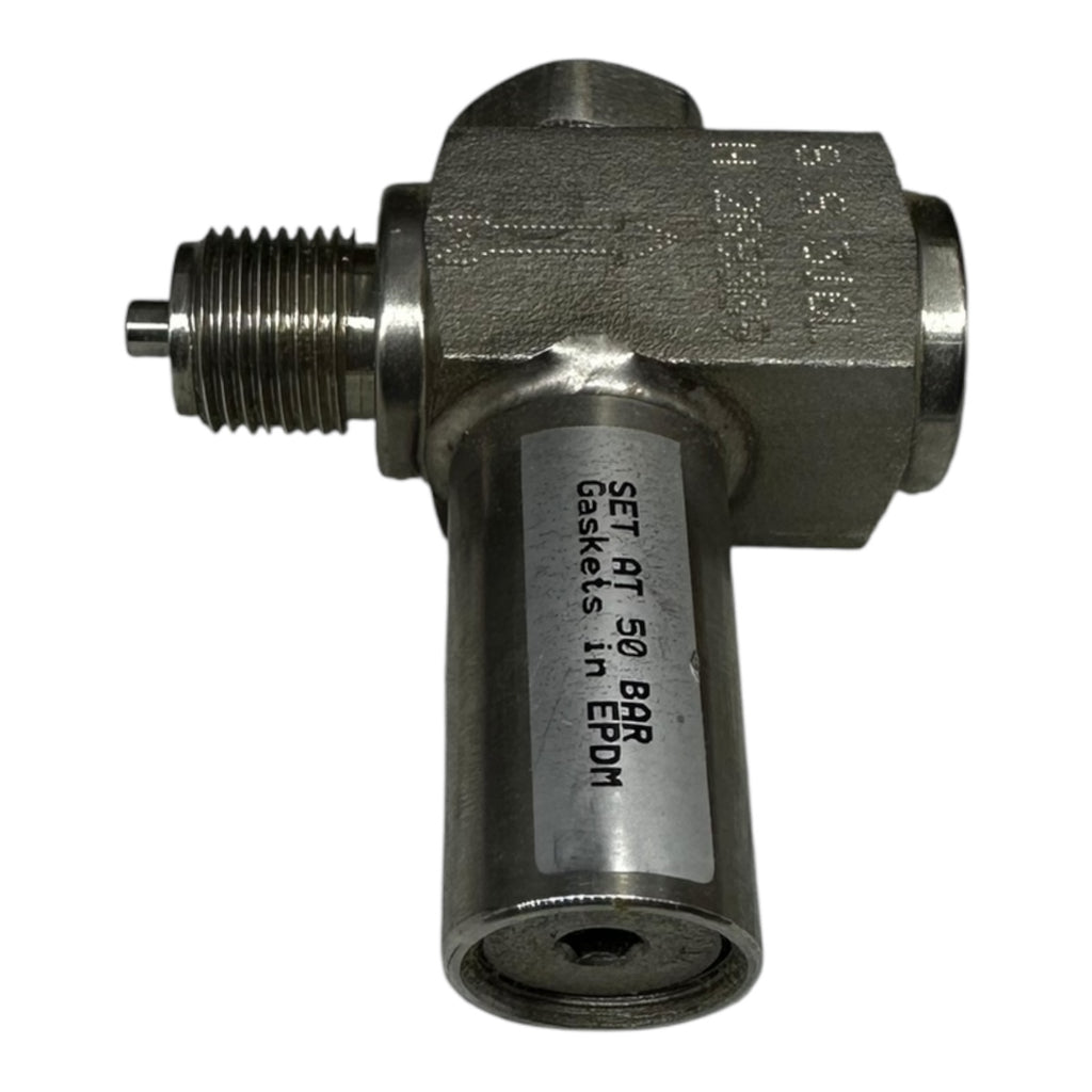 Sicherheitsventil Edelstahl 1/2” G Set 50 bar EPDM Dichtung Überdruckventil Neu