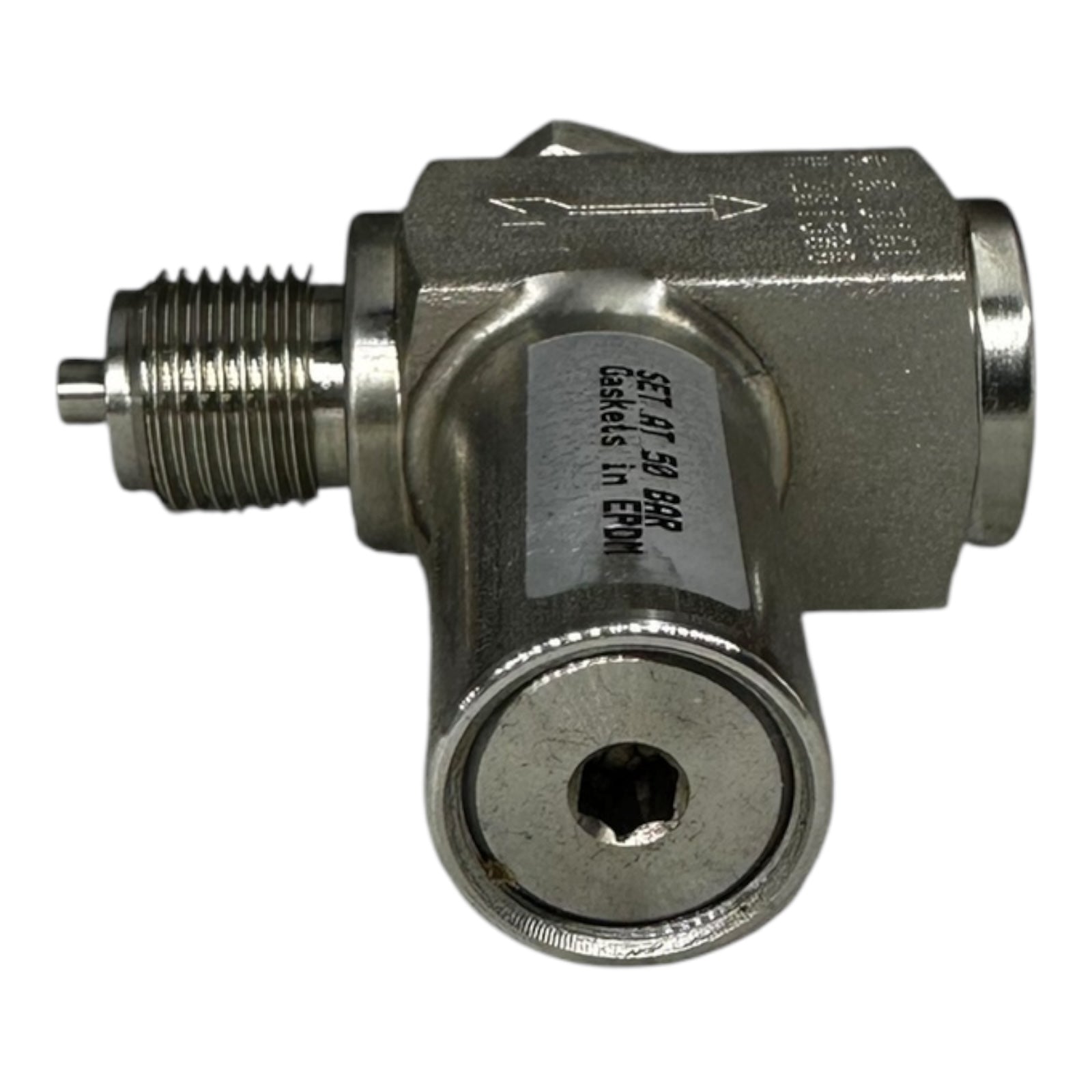 Sicherheitsventil 1/2” Edelstahl 316L Set 50 bar EPDM Dichtung Überdruckventil