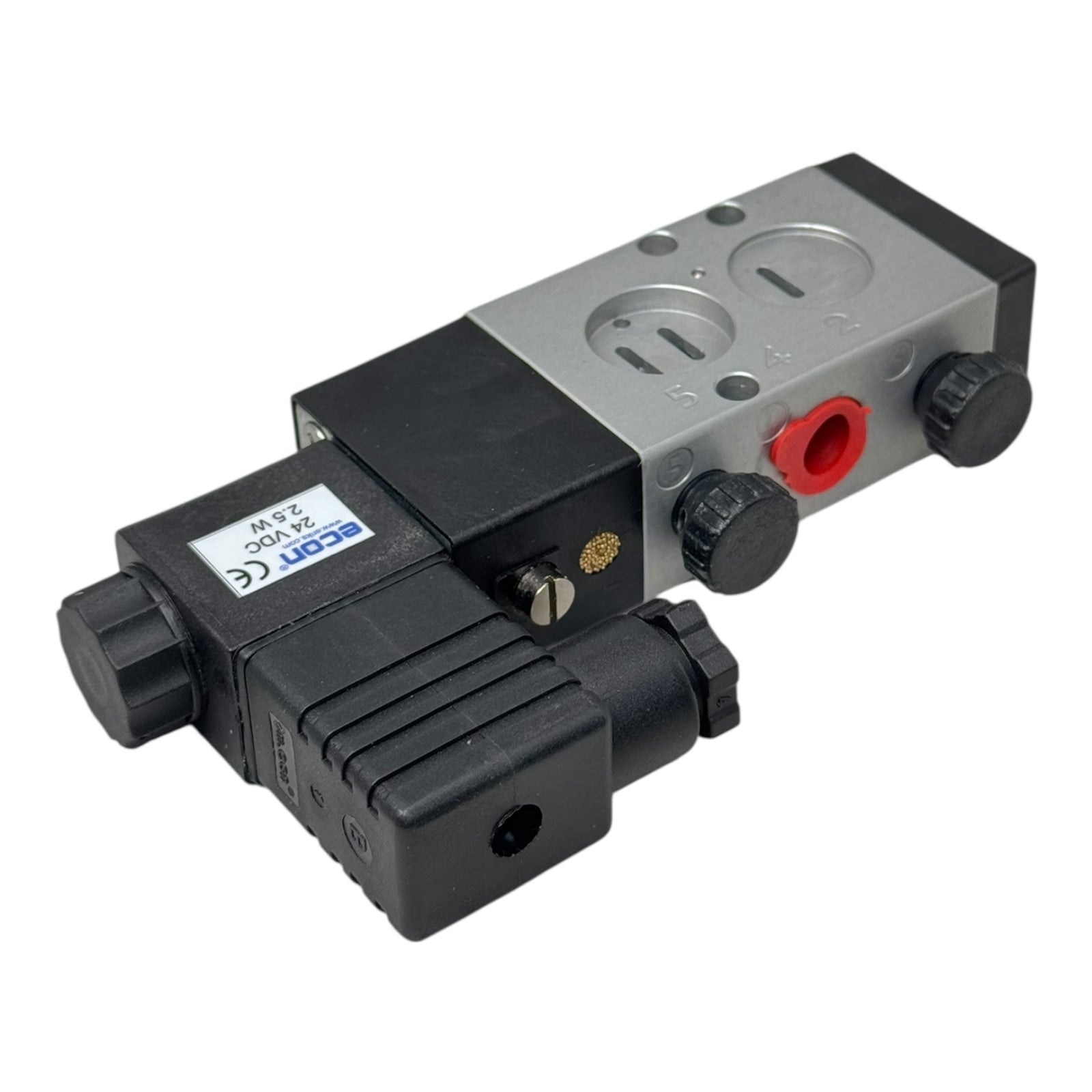 Econ Magnetventil 33580 Namur 3/2 5/2 Wege 24V DC 2,5W Pneumatikventil IP65