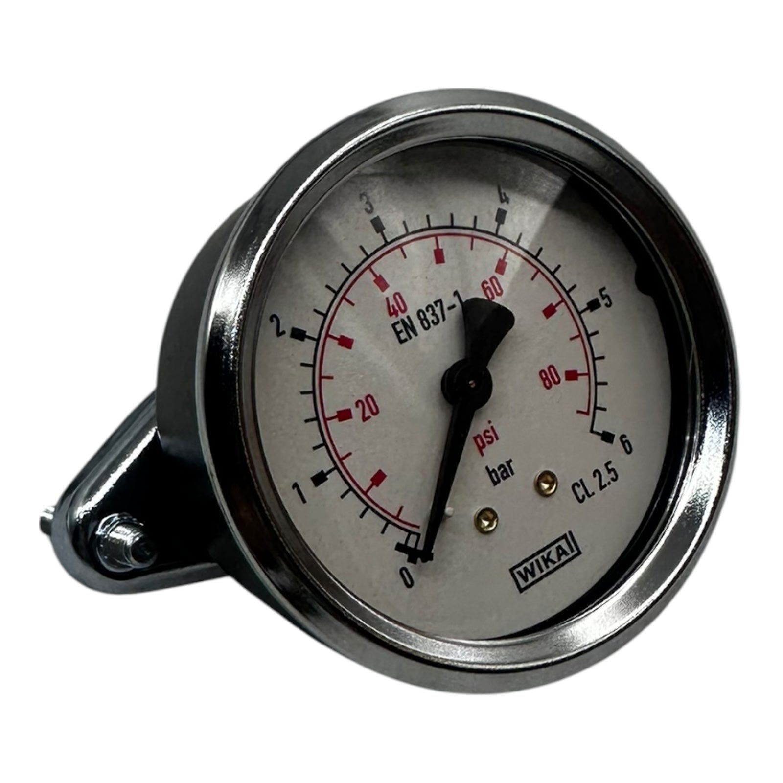 WIKA Manometer 111.12.063 63mm 0-6 bar 0-87 psi G1/4B Radial Anschluss Neu