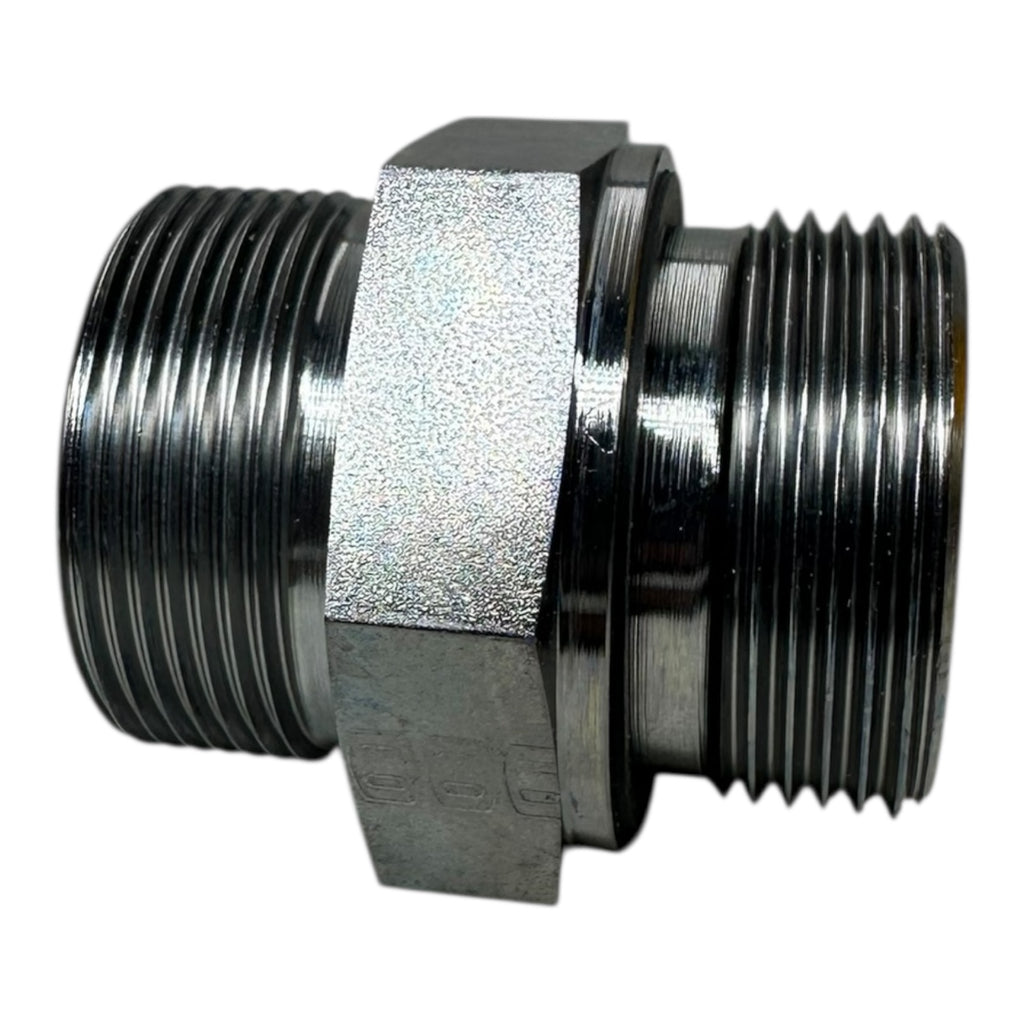 4x Parker Ermeto GE30SREDOMDCF Hydraulik Adapter ToughShield Plus Außengewinde