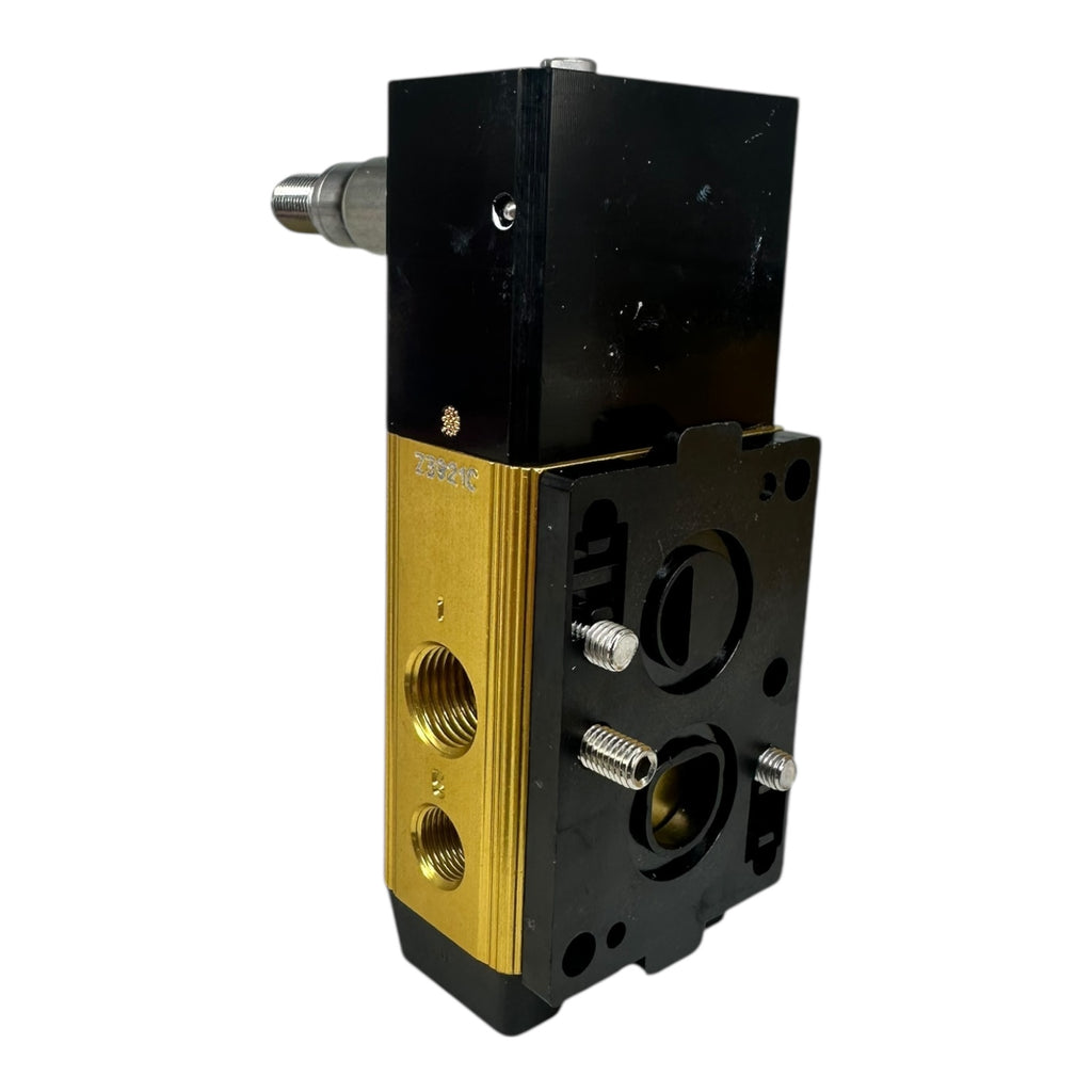 Parker Lucifer 341N31 Magnetventil 3/2-Wege G1/4 Messing ATEX Pneumatikventil neu