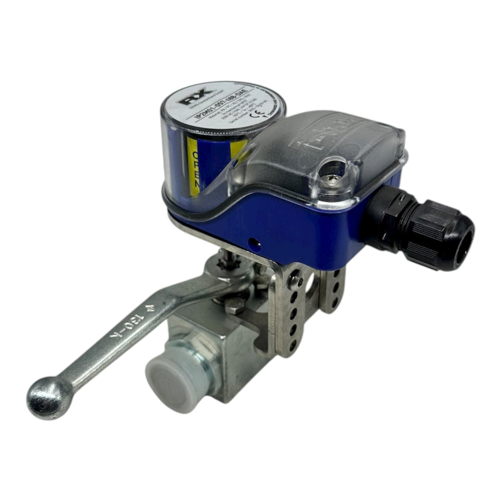 Böhmer Kugelhahn DN16 PN400 S355J2C-C mit RX IP2M01 Stellungsanzeige neu