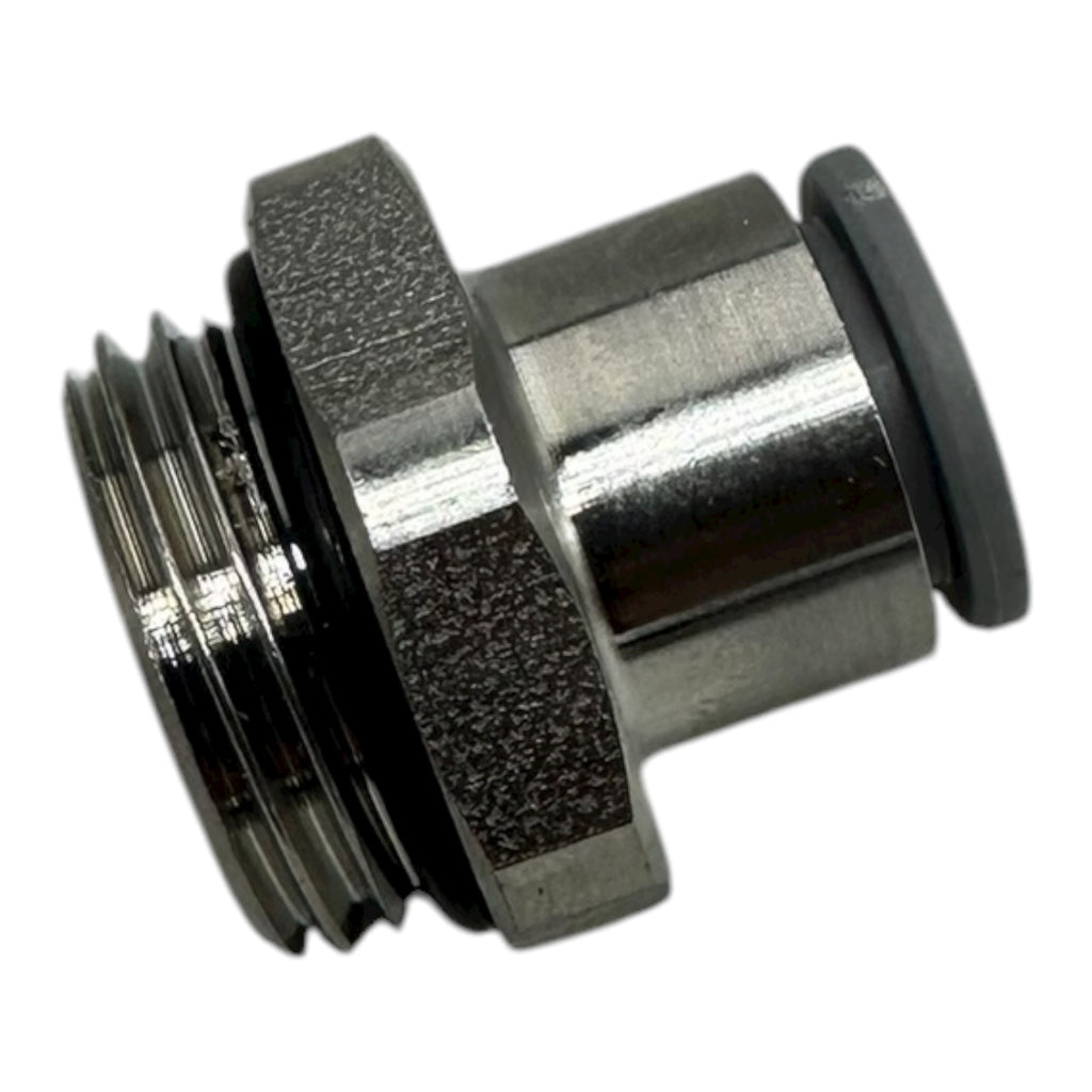 10x Parker Legris 69111021 Steckanschluss G1/4” Edelstahl Pneumatikfitting