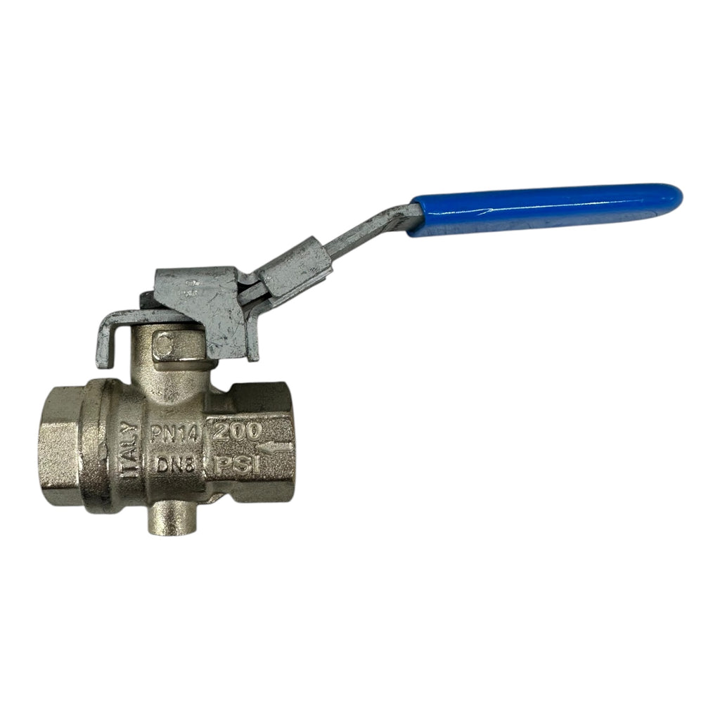 10x Riegler 103149-32102 Sicherheitskugelhahn DN8 Rp1/4” PN14 Entlüftung M5