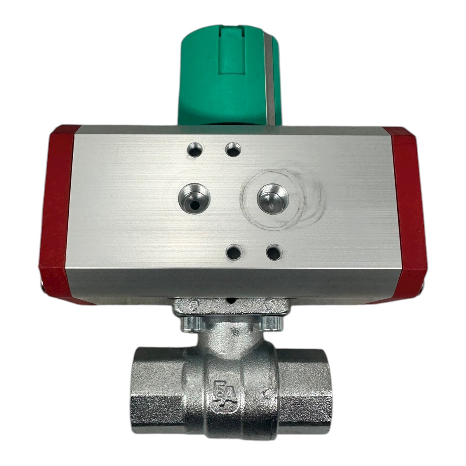 END Armaturen Kugelhahn ECO16070E DN15 PN40 Edelstahl pneumatisch 6–8 bar