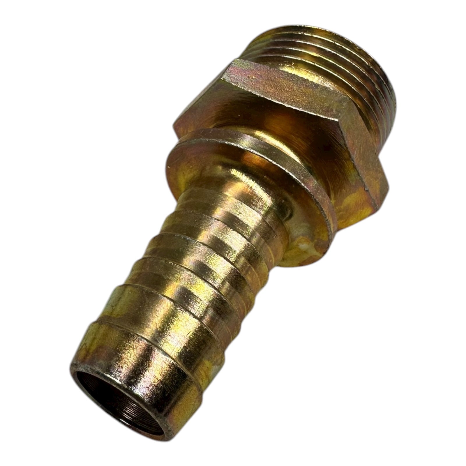 10x Lüdecke G10-19T Außengewindetülle G1” AG Schlauchtülle 19 mm Messing