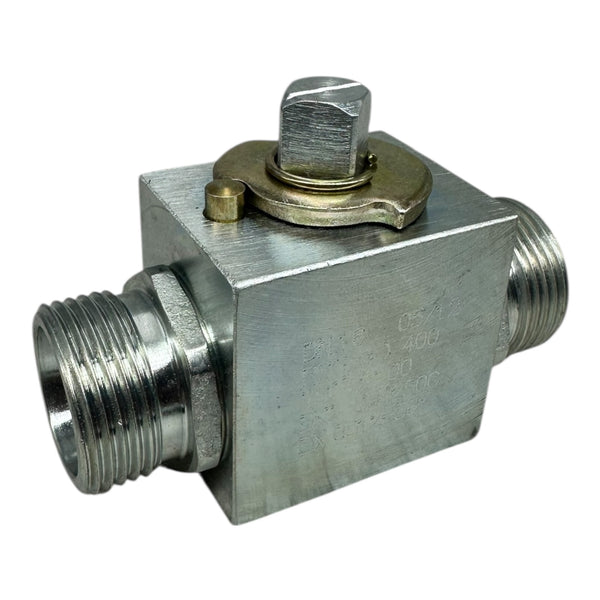 Kugelhahn DN16 Durchflussventil 1.7035 PS 400 bar Edelstahl