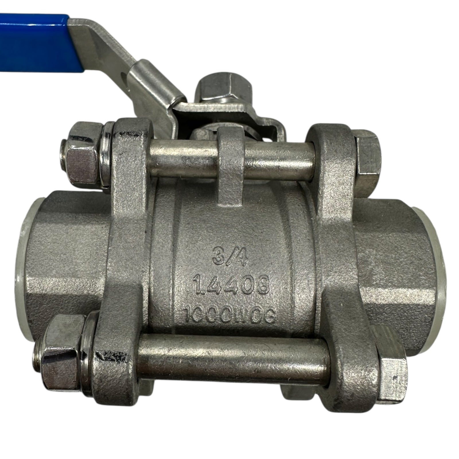 Econ Fig.7446 Kugelhahn 3/4” DN259 1.4408 Edelstahl 1000 WOG 3-teilig