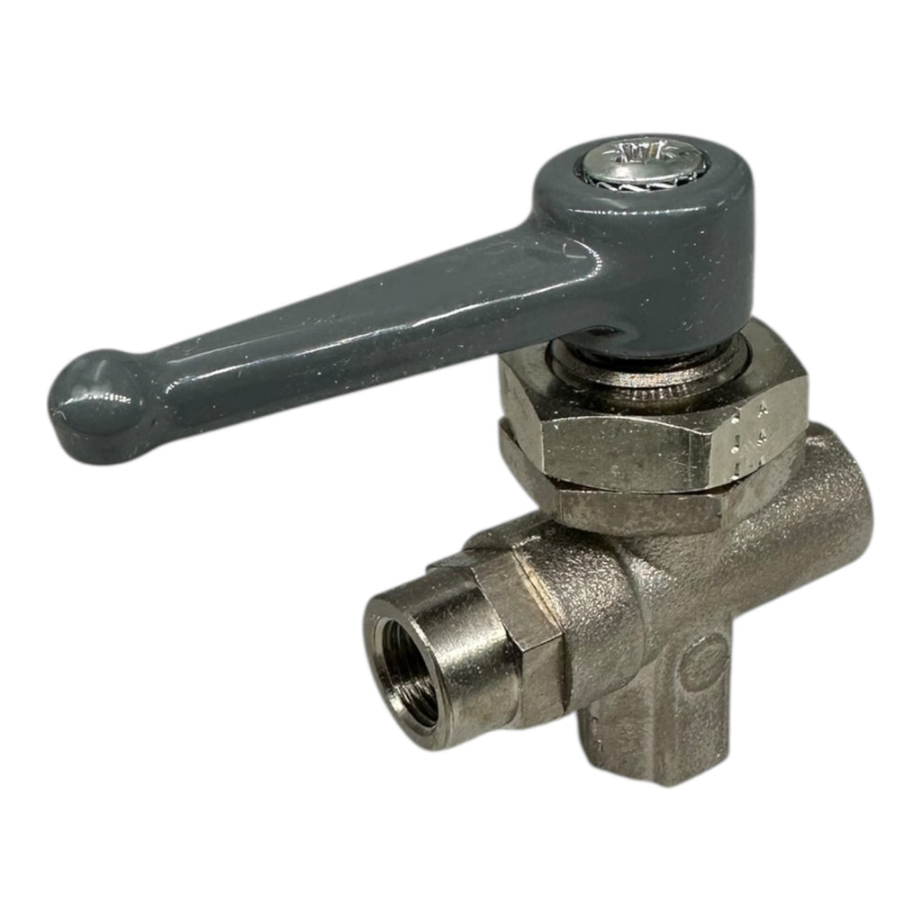 2x Parker Legris 0448 04 10 3-Wege Kugelhahn 1/4” Innengewinde ROHS
