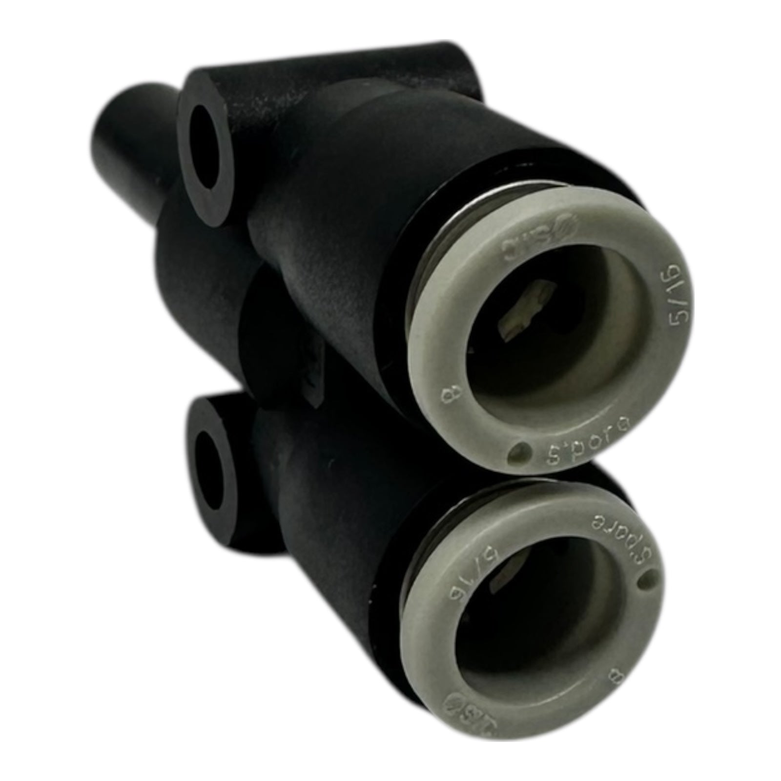 10x SMC KQ2U08-99A-X35 Pneumatik Y-Verbinder 8 mm Push-In Steckfitting