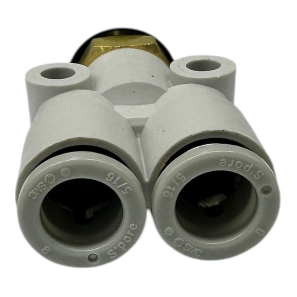 10x SMC KQ2U08-U02A Pneumatik Verteiler 8 mm Push-In auf G1/4 Messinggewinde