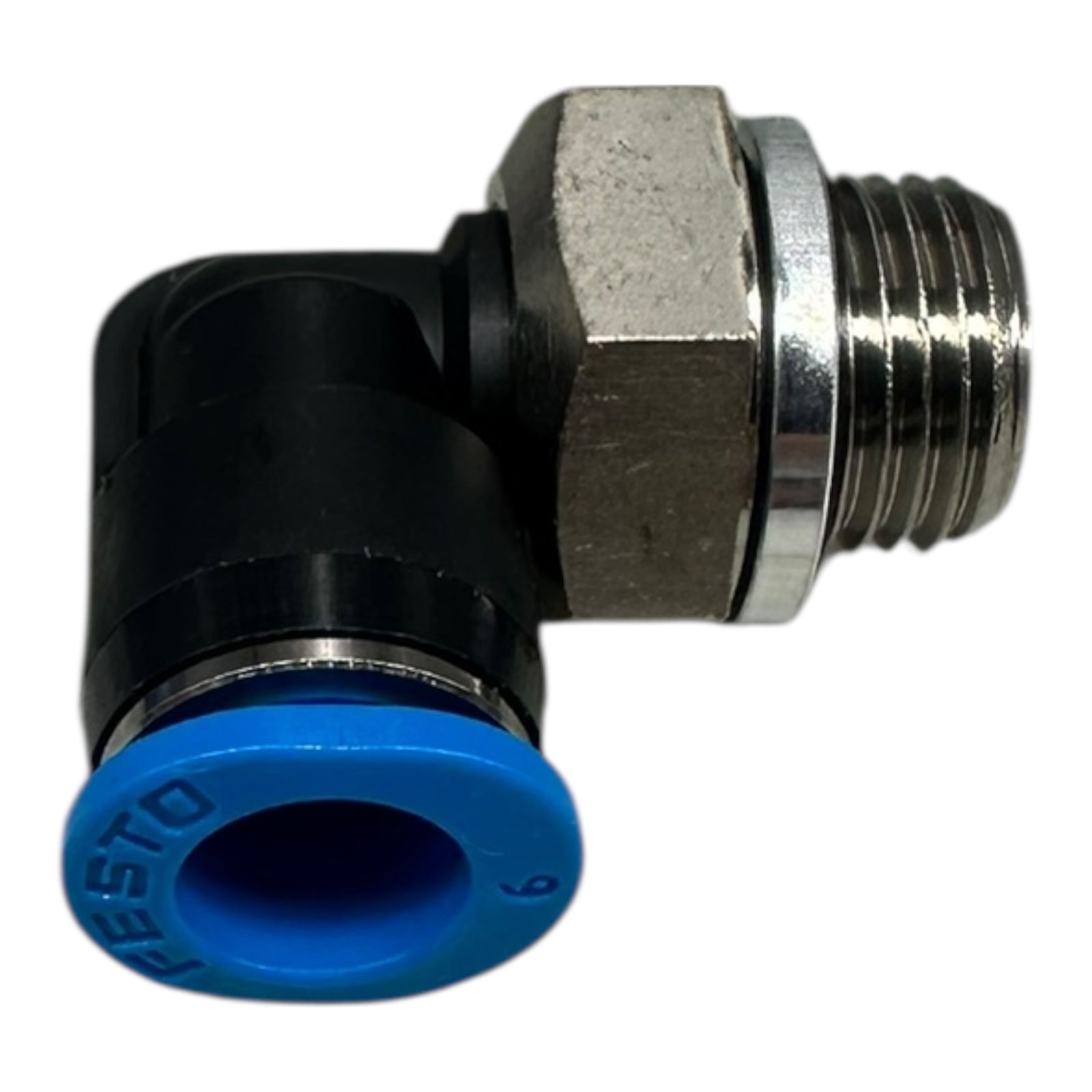 10x Festo QSML-G1/8-6 L-Steckverschraubung Winkel Push-in 6 mm G1/8 Pneumatik