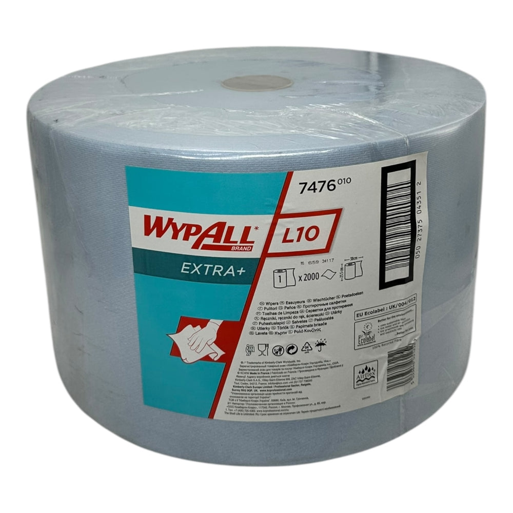 WypAll L10 Extra+ 7476 Industrie Papierrolle Blau 2000 Tücher Putztuch neu