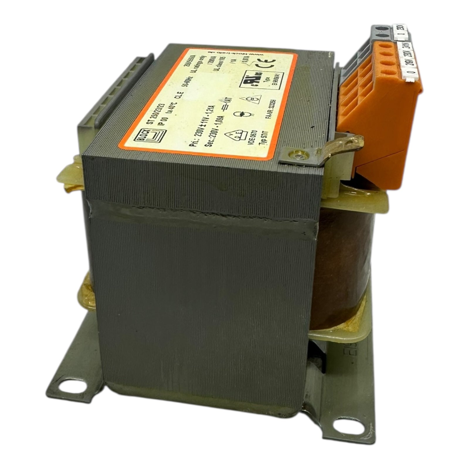 BLOCK ST 250/23/23 Transformator 230V 219/230/241V 250VA Trafo