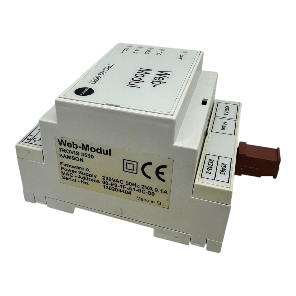Samson TROVIS 5590 Web-Modul RS232 RS485 M-Bus Ethernet 230VAC