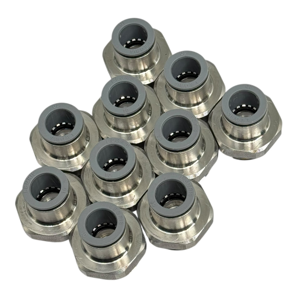 10x Legris 6911 10 21 Einschraubverschraubung 10 mm–R1/2” Pneumatik Fitting