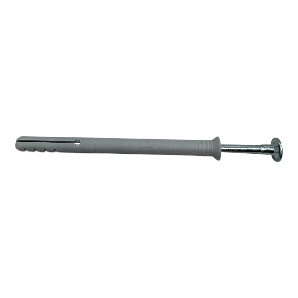 100x Alfa Nageldübel Senkkopf 8x100mm Schlagdübel Nylon Dübel mit Nagel
