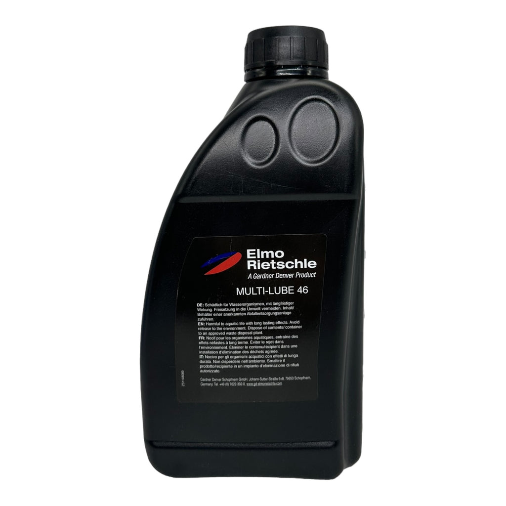 Elmo Multi-Lube Viskosität 46 Schmierstoff 1L Mineralisch Schmieröl Vakuumpumpen