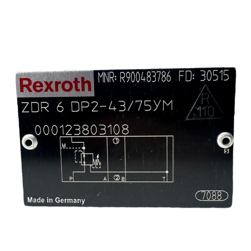 Rexroth ZDR 6 DP2-43/75YM Druckreduzierventil MNR: R900483786 SN: 000123803108