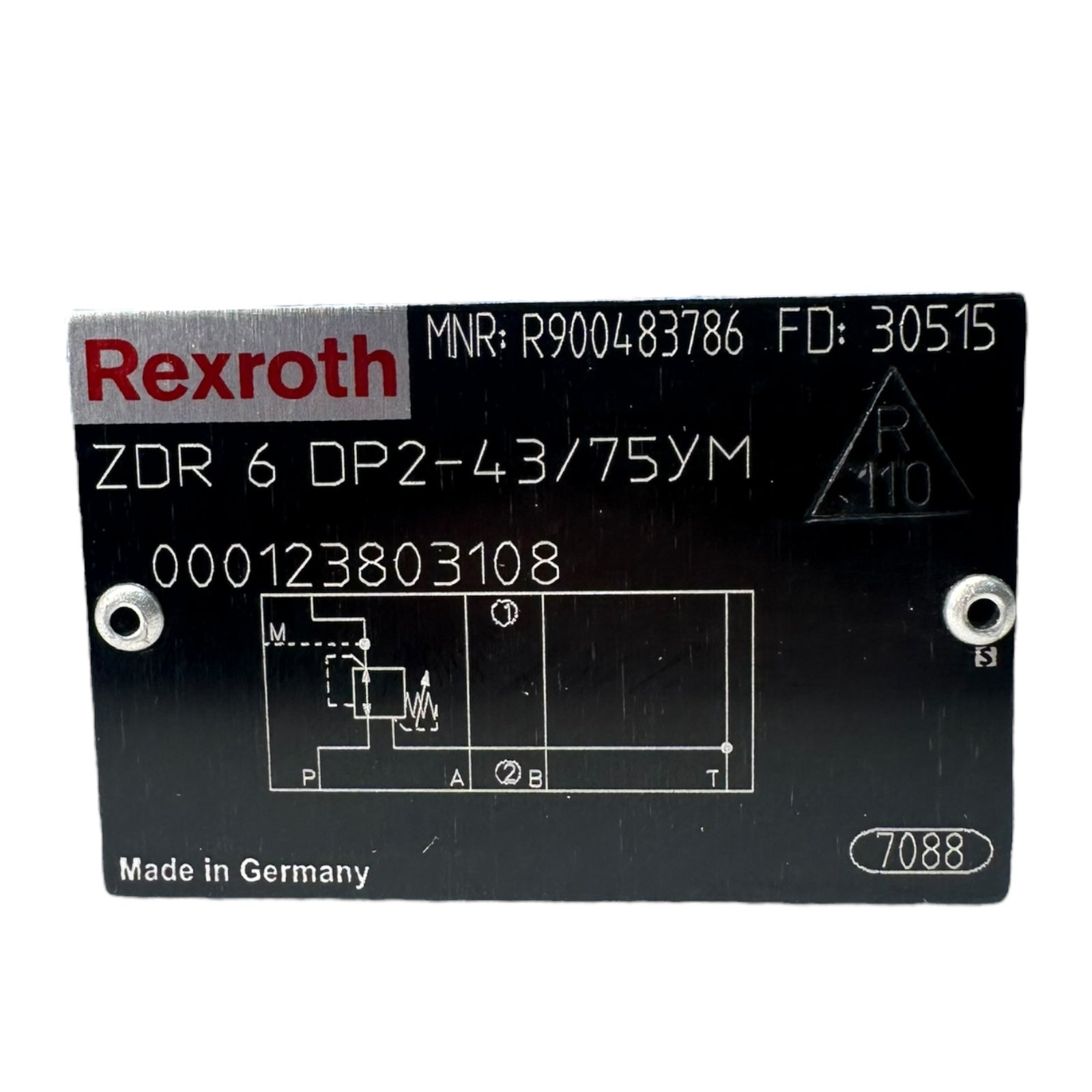 Rexroth ZDR 6 DP2-43/75YM Druckreduzierventil MNR: R900483786 SN: 000123803108