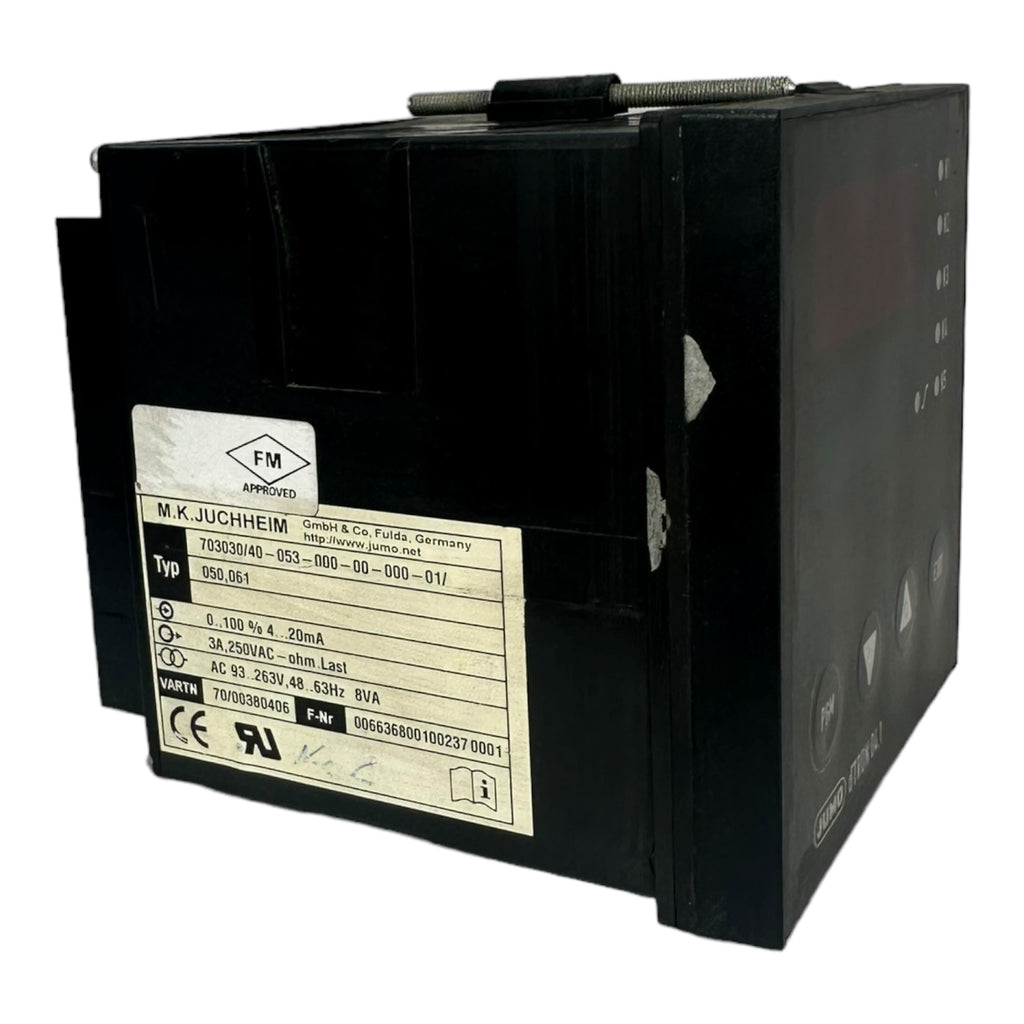 Jumo dTRON 04.1 Temperaturregler 703030/40-053-000-00, 3A, 250VAC