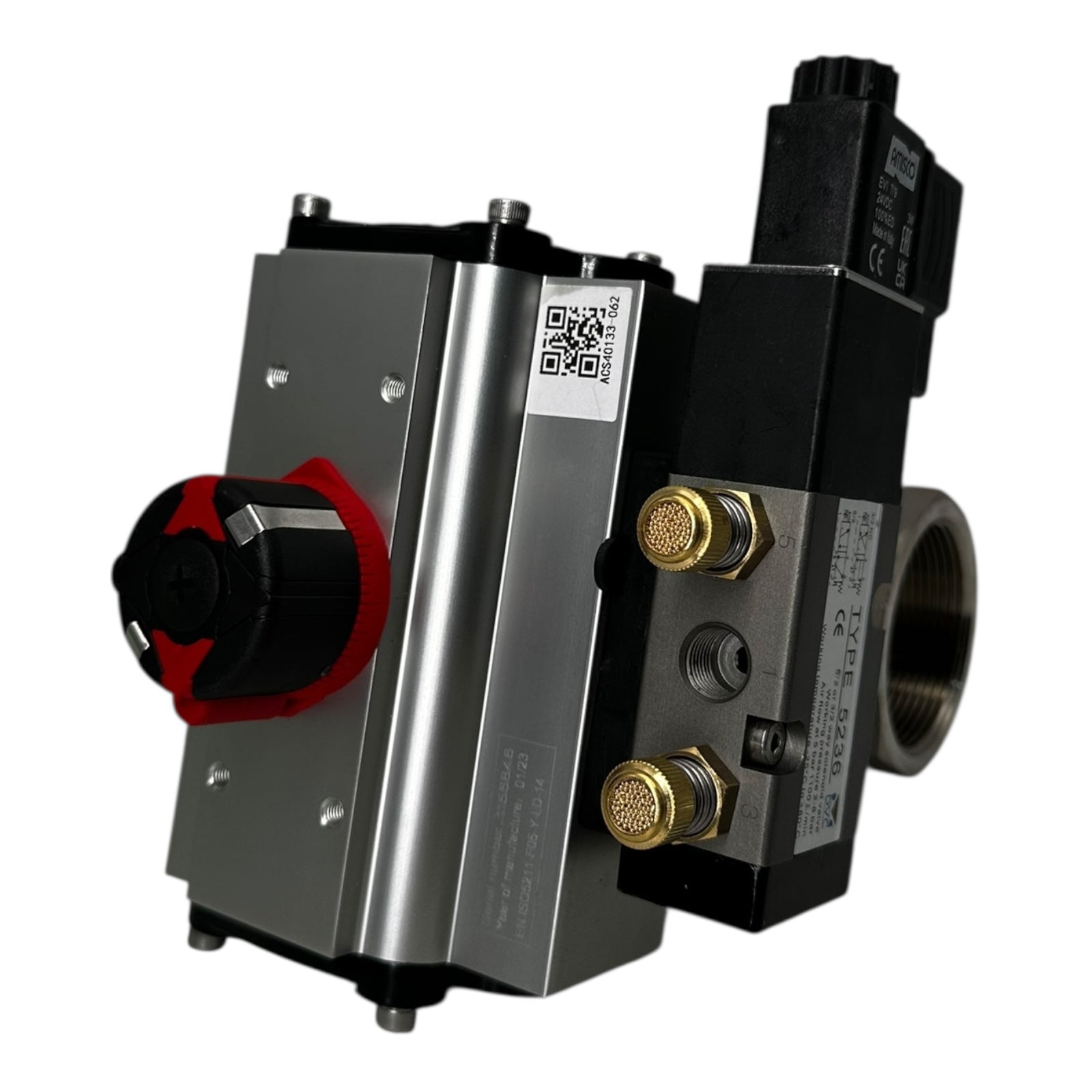econ 7902 Pneumatikantrieb Doubleacting DN50 PN40 Stellantrieb Kugelhahn DVC5236