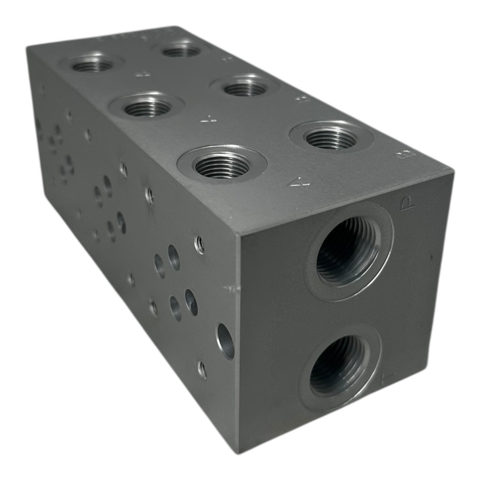 Eurofluid EAM233/3Y Hydraulik-Verteilerblock Aluminium Anschlussblock NG6/Cetop3