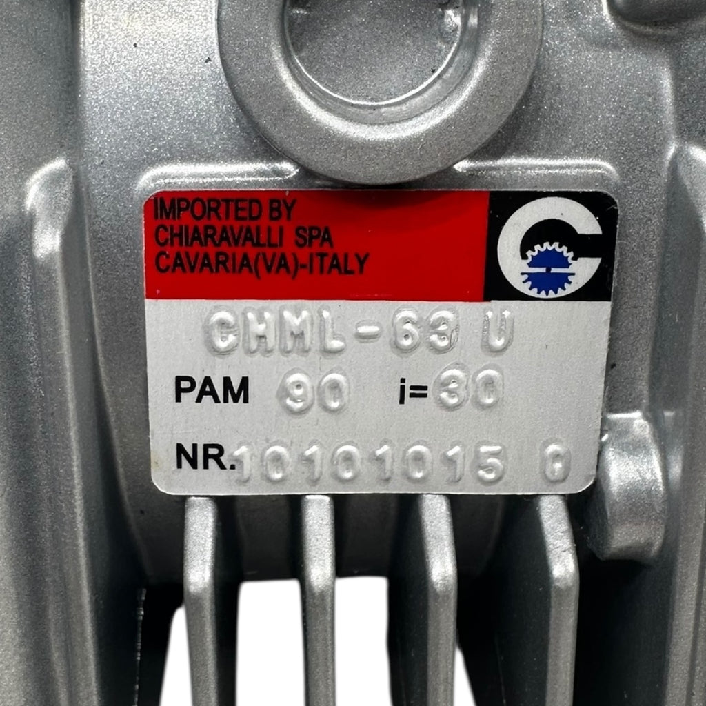 Chiaravalli CHML-63U Schneckengetriebe PAM90 i=30 Getriebemotorflansch