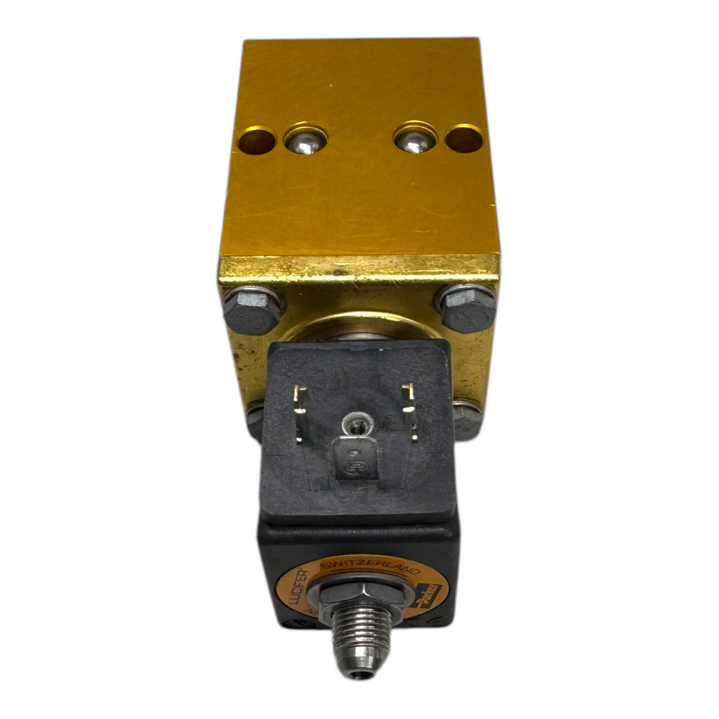 Parker Lucifer 341F34 487066 4/2-Wege Magnetventil 10bar Spule Pneumatikventil