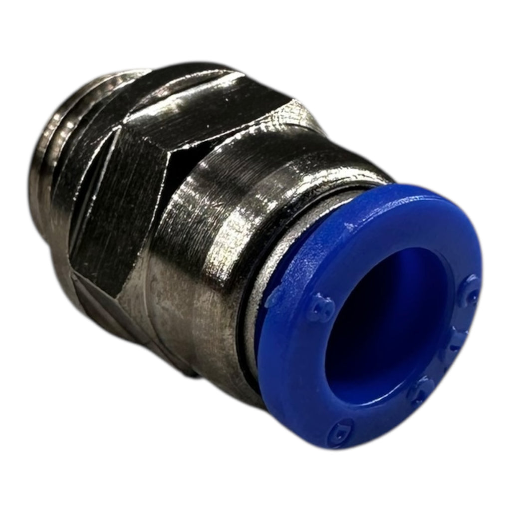 10x Steckverbinder B-GE-8-1/4-MSv-bl 03016012 Pneumatik Steckverbinder geprüft