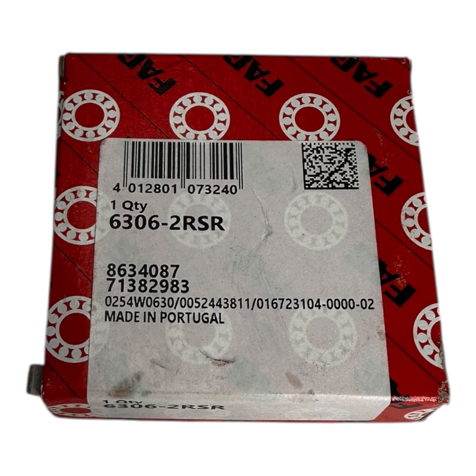 FAG 6306-2RSR Rillenkugellager 30x72x19mm beidseitig Dicht Lager