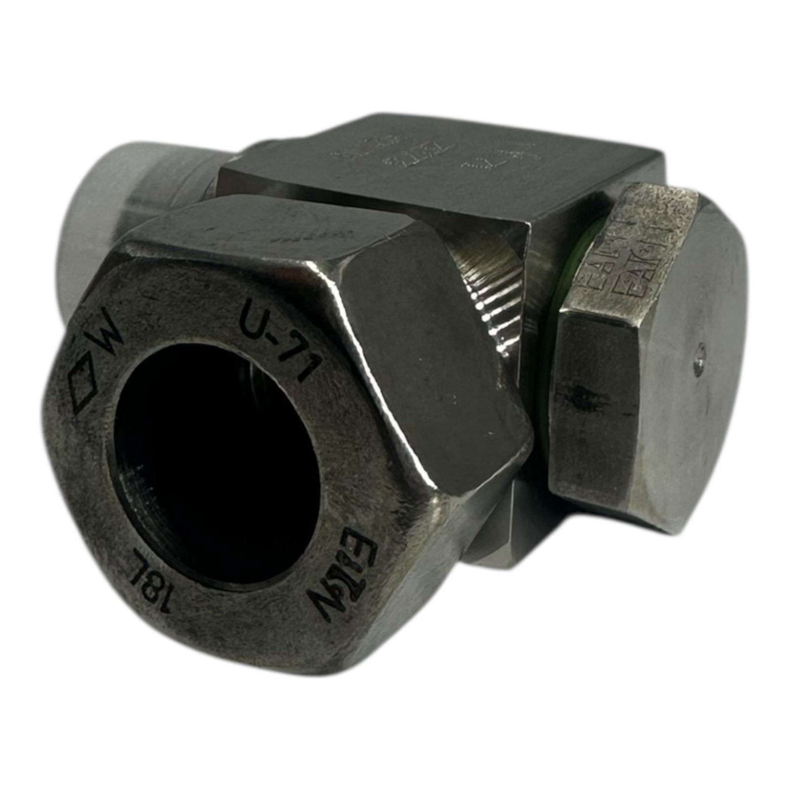 2x eaton WAL621082 P-RSWV 18L U-71 Edelstahl Winkelverschraubung