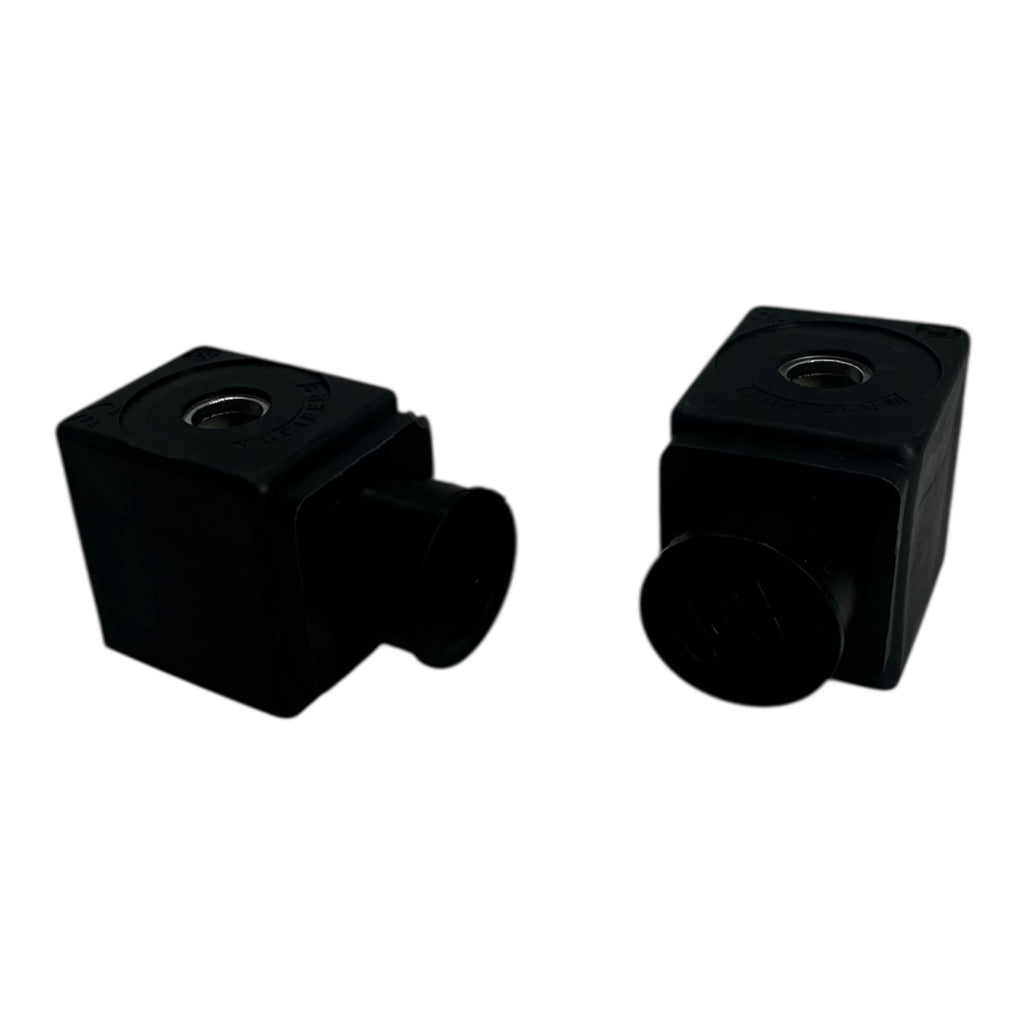 2x Parker 481865C2 D5B F Magnetspule 24V 9W Ventilspule VDE