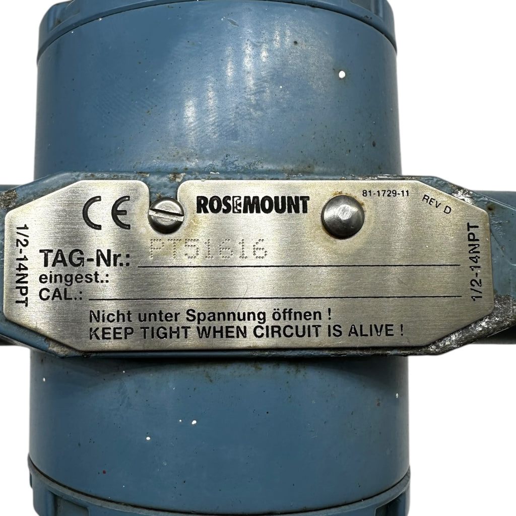 Rosemount 3051 Drucktransmitter 7245102 4-20mA 250bar HART Exd IP66