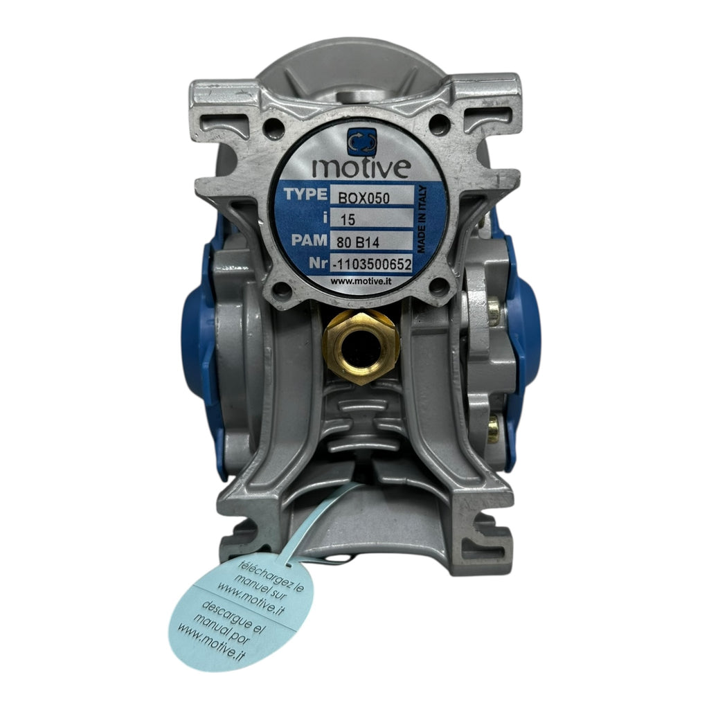 Motive BOX050 Getriebe i=15 Schneckengetriebe PAM 80B14 B5015241980B4