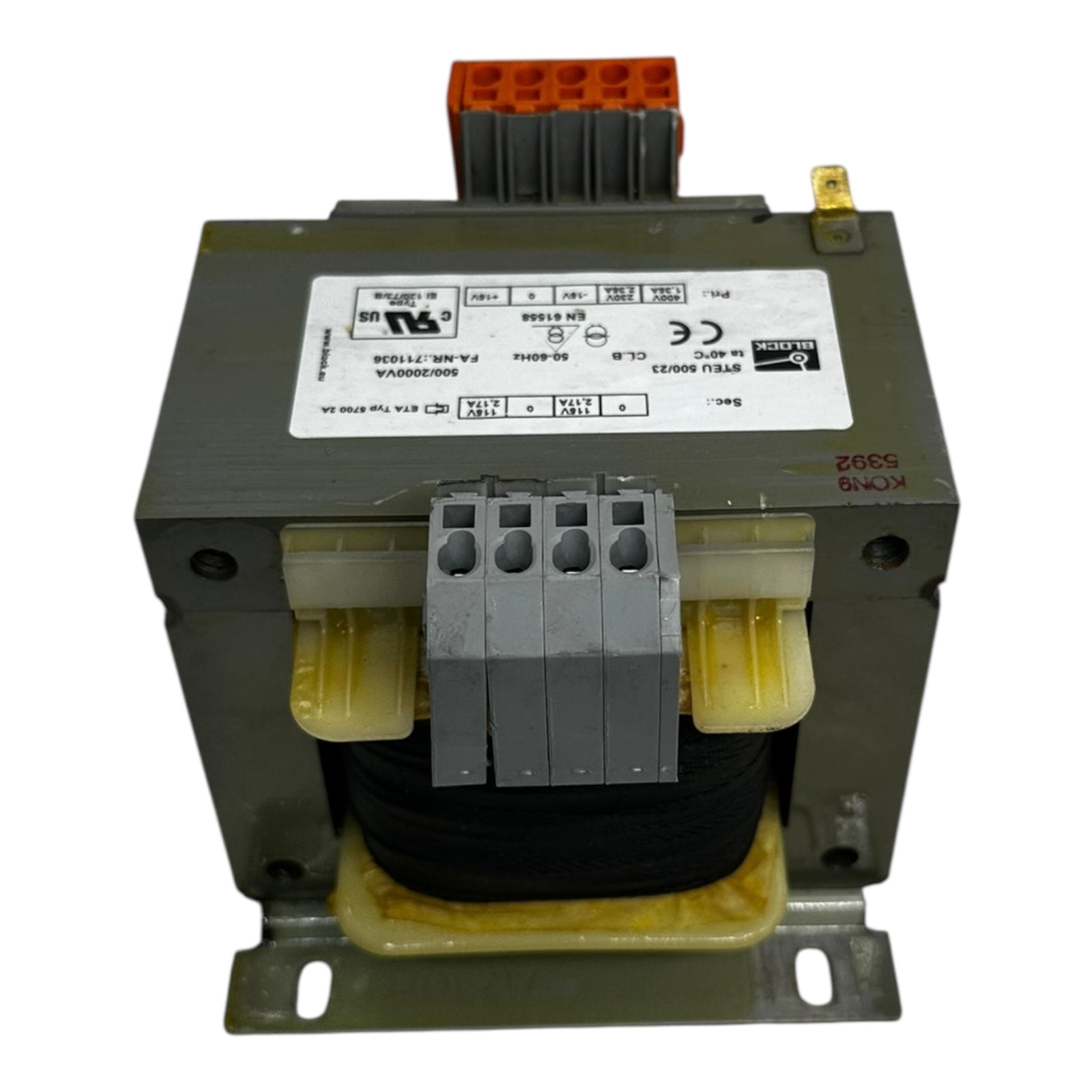Block STEU500/23 Transformator 2000VA 115V 230V 400V